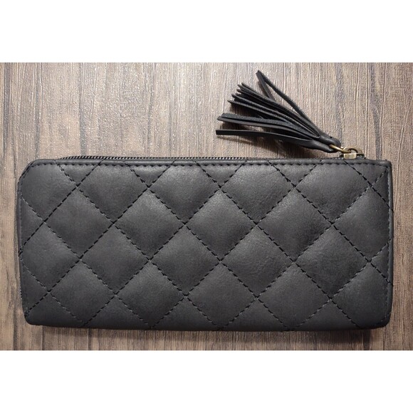 Harry Potter Hogwarts Crest Wallet Faux Leather Stars Studded Gems Bioworld - Picture 2 of 8